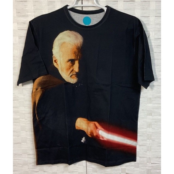 The Store Dot X Star Wars Sith EP2 COUNT DOOKU‎ Tee T Shirt Black NWOT Sz XXL
